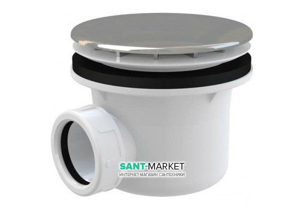 Сифон для душового піддону Koller Pool хромований A49CR (KP)