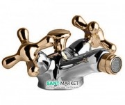 Смеситель для биде Ideal Standard Azimuth двухвентельный хром/бронза N9003GY