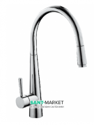 Смеситель для кухни Koller Pool Design Plus однорычажный с выдвижным изливом латунь хром DS0600