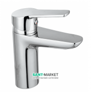 Смеситель для раковины Koller Pool Kvadro с донным клапаном однорычажный хром KR0200