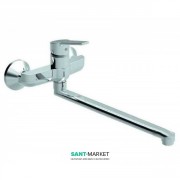 Смеситель для ванной Koller Pool Kvadro однорычажный хром KR070045