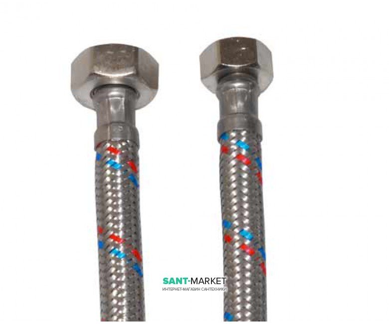 Гнучка підводка для змішувача Mateu Fil-Nox B-В 3/8 '-1/2' 60 см 701060007 / UKR