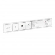 Термостат для скрытого монтажа на 3 функции Hansgrohe RainSelect белый матовый 15381700