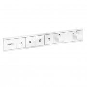 Термостат для скрытого монтажа на 4 функции Hansgrohe RainSelect белый матовый 15382700