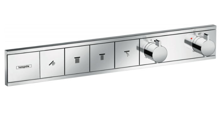 Термостат для прихованого монтажу на 4 функції Hansgrohe RainSelect хром 15382000