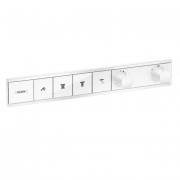 Термостат для скрытого монтажа на 4 функции Hansgrohe RainSelect белый матовый 15382700
