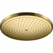 Верхний душ Hansgrohe Croma 280 Air 1jet EcoSmart круглый металл полированное золото 26221990