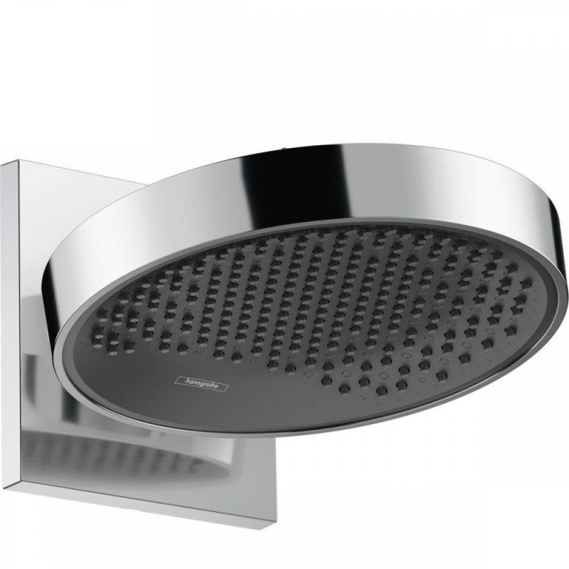 Верхній душ Hansgrohe Rainfinity 250 1jet з настінним кріпленням хром / графіт 26226000