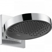 Верхний душ Hansgrohe Rainfinity 250 1jet с настенным креплением хром/графит 26226000