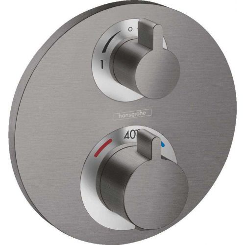 Термостат для прихованого монтажу з запірним / переключающим вентилем Hansgrohe Ecostat S білий матовий 15758700