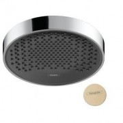 Верхний душ Hansgrohe Rainfinity 250 1jet EcoSmart круглый металл бронза шлифованная 26229140
