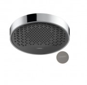 Верхний душ Hansgrohe Rainfinity 250 1jet EcoSmart круглый металл черный хром шлифованный 26229340