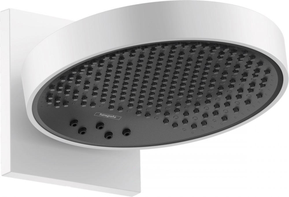 Верхний душ Hansgrohe Rainfinity 250 3jet с настенным креплением белый матовый/графит 26232700