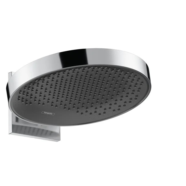 Верхний душ Hansgrohe Rainfinity 360 1jet с настенным креплением бронза шлифованная/графит 26230140