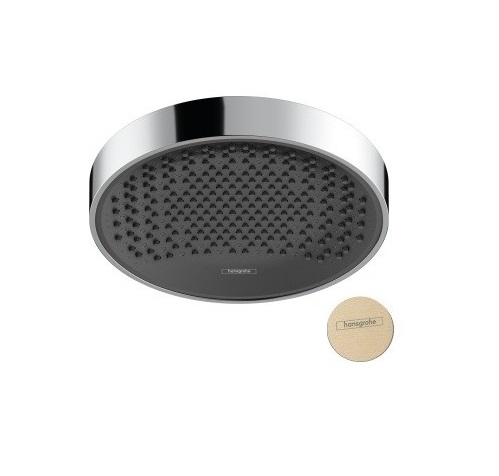 Верхній душ Hansgrohe Rainfinity 360 1jet круглий метал бронза шліфована / графіт 26231140