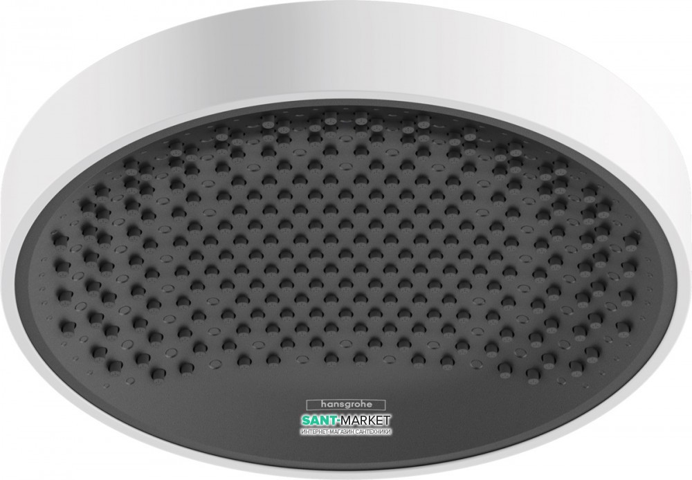 Верхний душ Hansgrohe Rainfinity 250 1jet круглый металл белый матовый 26228700