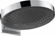 Верхний душ Hansgrohe Rainfinity 360 1jet с настенным креплением хром/графит 26230000