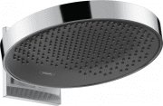 Верхній душ Hansgrohe Rainfinity 360 1jet з настінним кріпленням хром / графіт 26230000