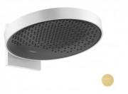 Верхний душ Hansgrohe Rainfinity 360 1jet с настенным креплением полированное золото/графит 26230990