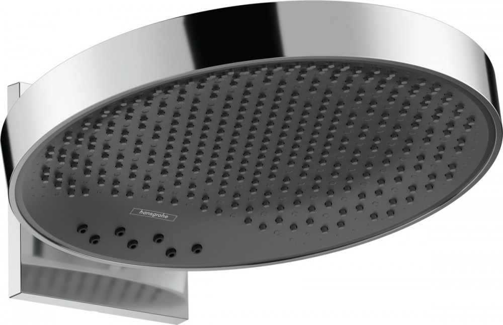 Верхній душ Hansgrohe Rainfinity 360 3jet з настінним кріпленням хром / графіт 26234000
