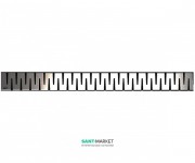 Решетка для водоотводящего желоба AlcaPlast Zip 850 мм матовая ZIP-850M