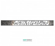 Решетка для водоотводящего желоба AlcaPlast Code 950 мм матовая CODE-950M