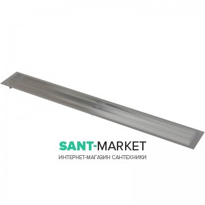 Водоотводящий желоб AlcaPlast Modular из нержавеющей стали модулярный APZ13-850