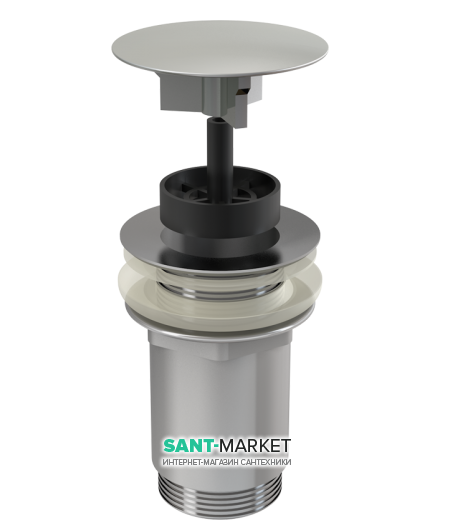 Донный клапан сифона для умывальника 5/4 AlcaPlast цельнометаллический A396