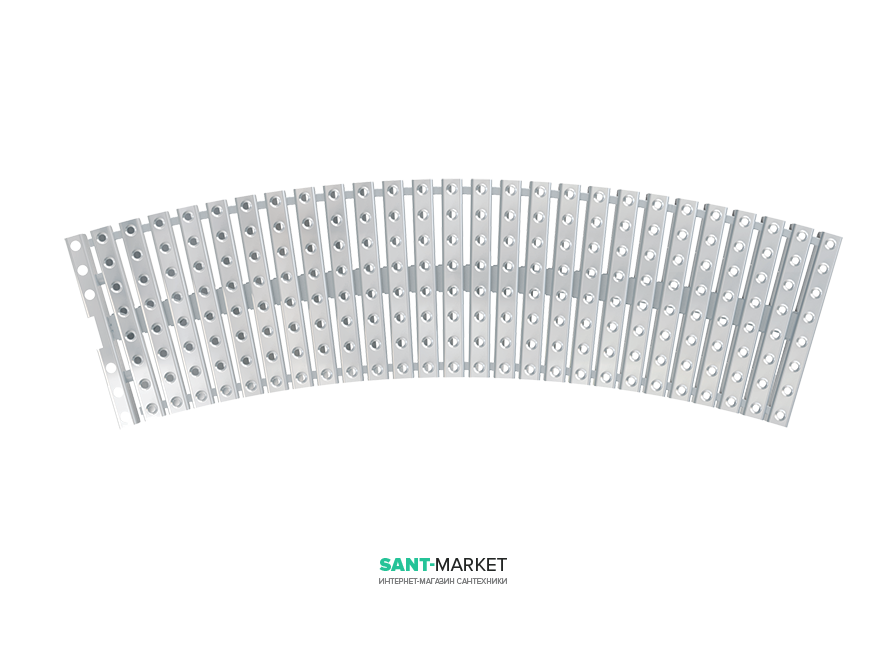 Решітка для басейну AlcaPlast 295 мм з антиковзаючою поверхнею AP4-295-R