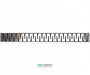 Решетка для водоотводящего желоба AlcaPlast Zip 850 мм матовая ZIP-850M