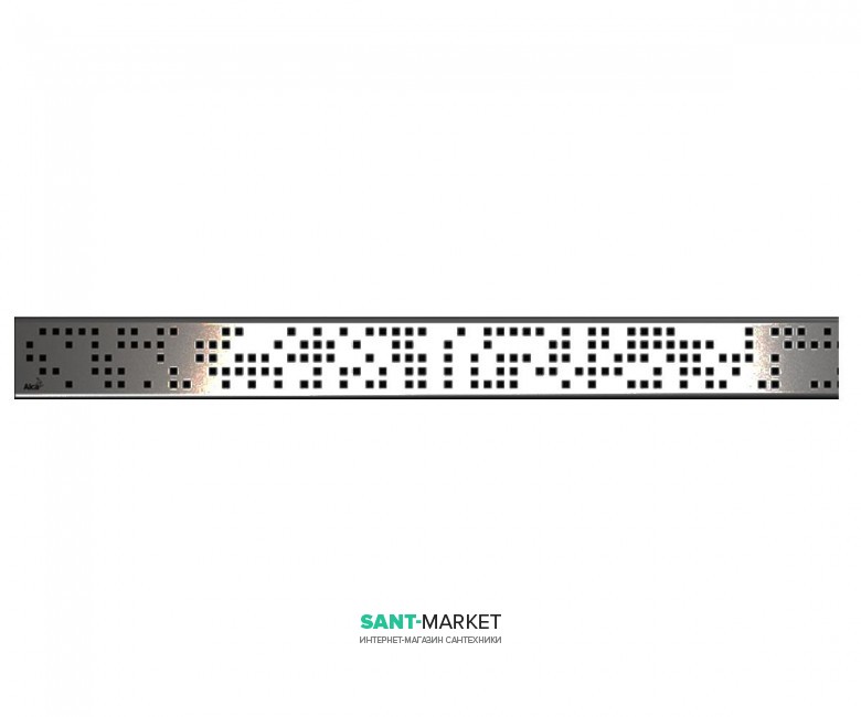 Решітка для водовідвідного жолоба AlcaPlast Code 950 мм матова CODE-950M