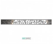 Решетка для водоотводящего желоба AlcaPlast Code 950 мм матовая CODE-950M