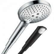 Душевая лейка Hansgrohe Raindance Select S 120 3jet черный хром шлифованный 26530340