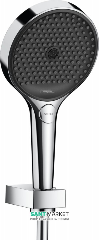Душевой набор с держателем Hansgrohe Rainfinity 130 3jet хром 26851000