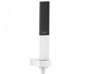 Душевой набор с держателем Hansgrohe Rainfinity 100 1jet со шлангом 125 см белый матовый 26857700