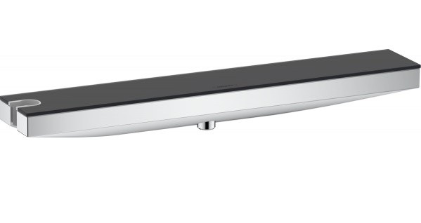 Настінний тримач Hansgrohe Rainfinity Porter 500 з полицею лівий хром / графіт глянсовий 26843700