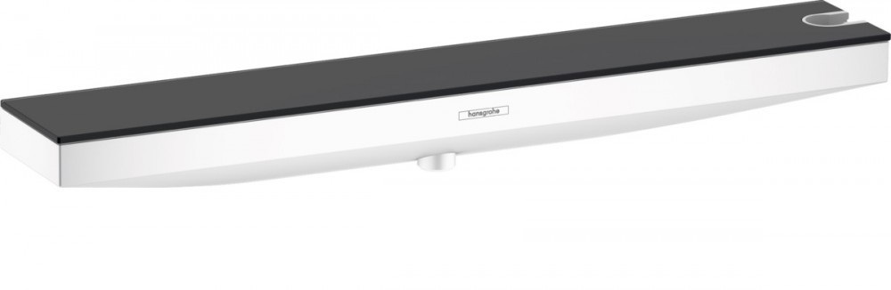 Настенный держатель Hansgrohe Rainfinity Porter 500 с полкой правый хром/графит глянцевый 26858700