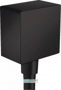 Шланговое під'єднання Hansgrohe Fixfit Square з клапаном зворотного потоку чорний матовий 26455670