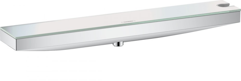 Настенный держатель Hansgrohe Rainfinity Porter 500 с полкой правый хром/зеркальное стекло 26858000