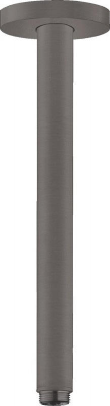 Держатель для верхнего душа Hansgrohe S 300 мм черный хром шлифованный 27389340