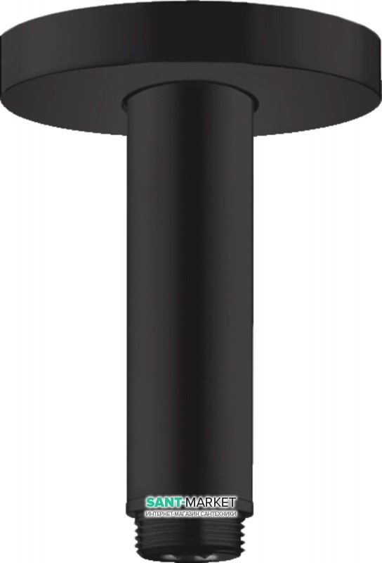 Тримач для верхнього душа Hansgrohe S 100 мм чорний матовий 27393670