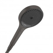 Душевая лейка Hansgrohe Rainfinity 130 3jet EcoSmart черный хром шлифованный 26865340