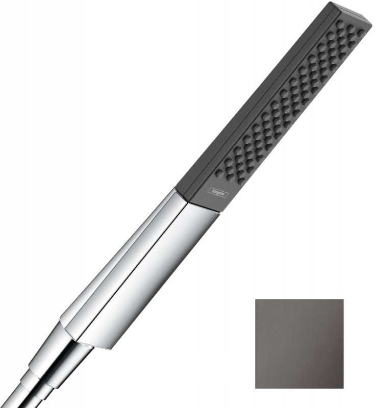 Душова лійка-паличка Hansgrohe Rainfinity HS 1jet EcoSmart чорний хром шліфований 26867340