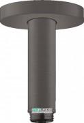 Держатель для верхнего душа Hansgrohe S 100 мм черный хром шлифованный 27393340