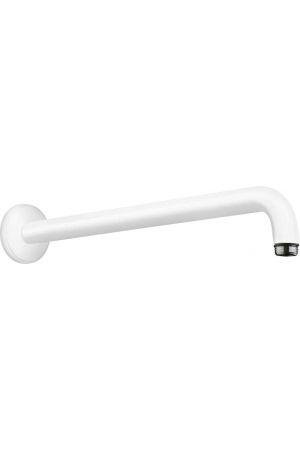 Держатель для верхнего душа настенный Hansgrohe 389 мм белый матовый 27413700