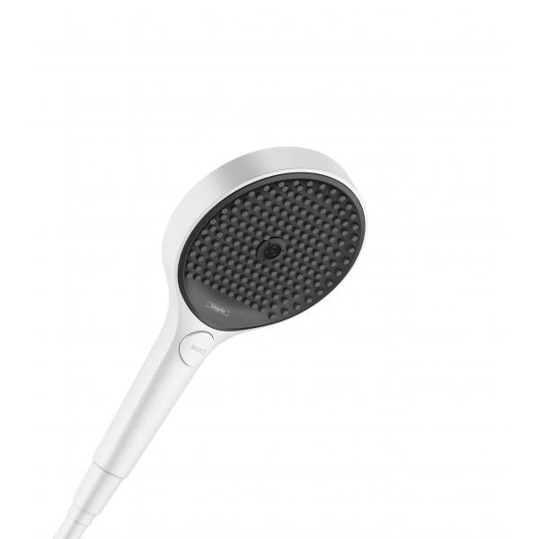 Душевая лейка Hansgrohe Rainfinity 130 3jet EcoSmart белый матовый 26865700