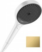 Душевая лейка Hansgrohe Rainfinity 130 3jet EcoSmart полированное золото 26865990