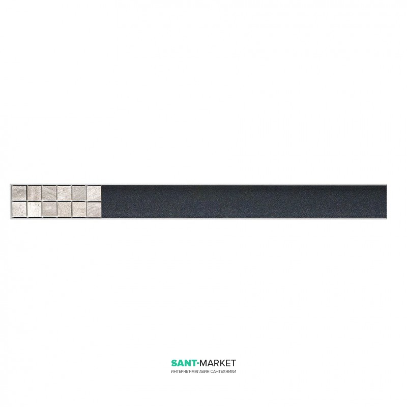 Решетка для водоотводящего желоба AlcaPlast Insert 950 мм под кладку плитки INSERT-950