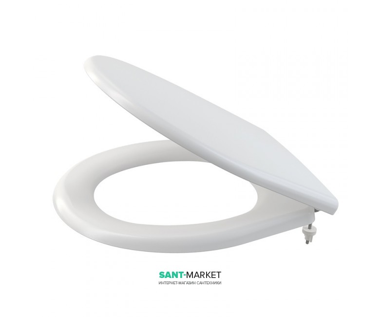 Сидіння з кришкою для унітазу AlcaPlast антибактеріальну Soft Close білий A604