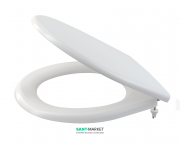Сидіння з кришкою для унітазу AlcaPlast антибактеріальну дюропласт білий A602